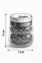 3 Pieces Glass Flip Lid Practical Lid Glass Spice Jar Salt Shaker Pepper Shaker 150 ml - 6