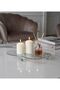 Decorative Glass Organizer Bathroom Coffee Table Top Makeup Organizer Tray Crystal - Diamond Round Model Ball - 2