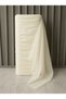 Cream Dream Tulle Size 1 Mt Most Stable 3 Mt Engagement, Henna, Wedding, Bohça, Door Birth Party Decoration Tulle Fabric - 3