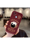 Realme C21 Compatible Silicone Material Shockproof Simple Burgundy Color Case - 2