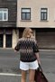 Baklava Textured Buttoned Knit Cardigan - 5