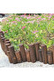 𝐎𝐧𝐞𝐃𝐜𝐨𝐫 Wooden Garden Edging Fence – 90x30x6 cm Flexible Decorative Border - 8