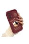 Samsung Galaxy A13 5g Compatible Silicone Material Shockproof Simple Claret Red Color Case - 3
