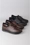 Seç P605 Genuine Leather Comfort Men's Shoes Black - 8