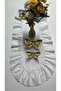 Ruffled Scalloped Duck Linen Runner Decorative Cover White (35X85)