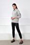 A.Grey Turtleneck Cashmere Long Sleeve Women's Knitwear Sweater - 5