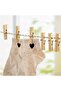 72 Pieces ❤️   Wooden Cleats ❤️ Spring-Loaded Latch ❤️   Clothesline ❤️   Drying ❤️   Wooden Peg - 4