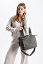 Women's Satin Fabric Adjustable Crossbody Hand & Shoulder Bag - 2