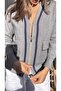 Zippered Steel Cardigan - 4