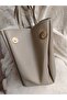 Large Size Women's Bag with Strap and Small Wallet - 4