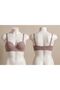 Bra Open Plum Cotton