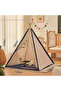 Summer & Fun Tent for Kids – Their Magical Kingdom of Joy and Imagination - Beige - 2