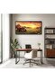Beautiful Framed Canvas Wall Art 55x110 cm with Outer Frame, Elegant Home Decor - 3