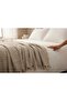 100% Natural Cotton Double Pique 200X320 cm Soft Textured, Lightweight Bedspread Sofa Throw - 3