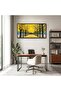 Beautiful Framed Canvas Wall Art 55x110 cm with Outer Frame, Elegant Home Decor - 3