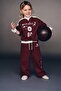 Contrast Piped Detail V-Neck Sweatshirt Tracksuit Children's Bottom Top Set