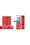 Optic White Shimmering Whiteness 50 ml X4 Pieces + Extra Clean Colors Toothbrush 3-Pack