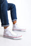 Jy0423 Ax Lace-Up Linen Fabric Men's Casual Sneaker Shoes Kbt - White