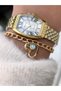 Women's Watch, Yellow Steel Band, Roman Numerals, Comes in a Stylish Box with Bracelet Gift - 6