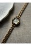 Öztel Vintage Minimalist Metal Cord Vintage Women's Wristwatch Inside White - 6