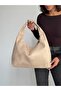 Women's Suede Wide Large Size Shopper Shoulder Bag and Handbag - 3