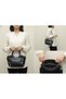 Black Mini Stylish Women's Hand and Shoulder Bag |   Gold Detailed |   27X26X5 cm - 2