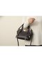 Brown Mini Stylish Women's Hand and Shoulder Bag |   Gold Detailed |   27X26X5 cm