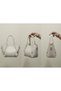 Cream Mini Stylish Women's Hand and Shoulder Bag |   Gold Detailed |   27X26X5 cm - 4