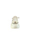 Women's Stone Embroidered Detailed Wedge Heeled Elastic Lace-Up Leather Sneakers - 3