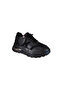 Women's Stone Embroidered Detailed Wedge Heeled Elastic Lace-Up Leather Sneakers - 2