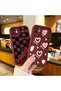 iPhone 14 Pro Compatible Silicone Material Shockproof Simple Burgundy Phone Case - 8