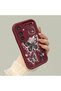 Samsung Galaxy S23 Fe Compatible Silicone Material Shockproof Simple Burgundy Phone Case