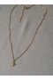 Steel Necklace |   45cm Almond Chain Star Pendant End |   316L Steel Does Not Tarnish. - 3