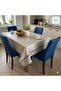 Table Cloth Fiber Lined Pvc Non-Slip Stain Resistant Erasable Mirella Pattern Color No: 68 a - 5