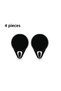 Qlux 4 Pieces Hangers Bathroom Kitchen Hangers 4 Pieces Adhesive Wall Cabinet Hangers L-00788