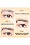 Two-Ended Angled Eyebrow Pencil and Eyebrow Brush 2 Pcs (Black and Brown) - Angled Brow Pencil - 5
