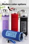 750 Ml. Glass Water Bottle – Healthy and Durable Water Bottle with Sleeve – Don'T Touch This Is My Bottle - 3