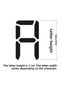 Stencil Letter Painting Template X068 Letter Height 7 cm - 3