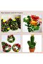 100-Piece Chenille Set with Fuzzy Wire, 50 Pieces Red, 50 Pieces Khaki Green, Christmas Themed Educational Chenille Set - 4