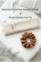 Organic Muslin Lavender Eye Pillow + Brown Muslin Buckle Set - Sleep Eye Mask