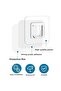 Aveo 10-Set Item Fixing Hanger Transparent Reversible Adhesive Snap Clips - 3