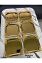 6-Piece Luxury 4-Corner Floral Square Gold Plated Model Tea, Coffee, Catering Presentation Tray 21X21 - 3