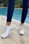 Unisex White Knitwear Sneaker Sports Shoes In-sports - 3