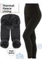 Women's Leggings Plush Inside Thermal Winter Underwear Tall Waist Gathering Leggings