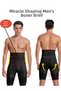 Men's Belly Straightening Firming High Waist Silicone Boxer Corset - 5