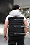 Water and Windproof Detachable Hood Men's down Jacket Vest - 2