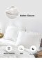 Cotton Stone Washed Ruffle Duvet Cover Set Double 4 Piece Barella Soft Duvet Cover Set Cream - 2