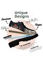 Women's Vegan Black Loafer - Supper Design - 7
