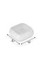 Ceramic 6-Piece Square Snack Plate - Serving Jam and Sauce Dish - 2