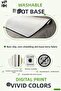 Non-Slip Base Washable Dust Stain Resistant 2-Piece Oval Toilet Bathroom Mat Set - 2